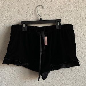 NWT Victoria Secret Velvet Shorts